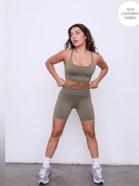 Set Active Luxform Biker Shorts - Sage-M